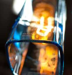 Bombay Sapphire Bottle Cut Pendant Lamp - Light With Fixtures - thumbnail 1