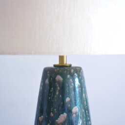 Farol - Handmade Ceramic Drip Glazed Table Lamp Debarro De Barro - thumbnail 3