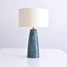 Farol - Handmade Ceramic Drip Glazed Table Lamp Debarro De Barro