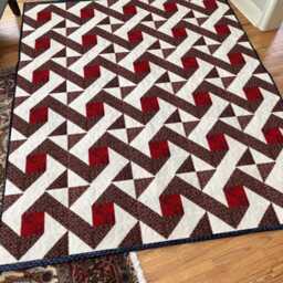 Cozy Cottage Quilt Pattern PDF - Modern Scrap 62x74 Throw Patchwork Design - thumbnail 3