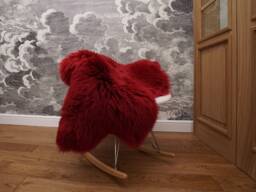 Sheepskin Burgundy Throw Genuine Leather Red Wool Carpet Decorative Rug Brown Comfy Cozy Rug Gray Rugs Carpet Outdoor