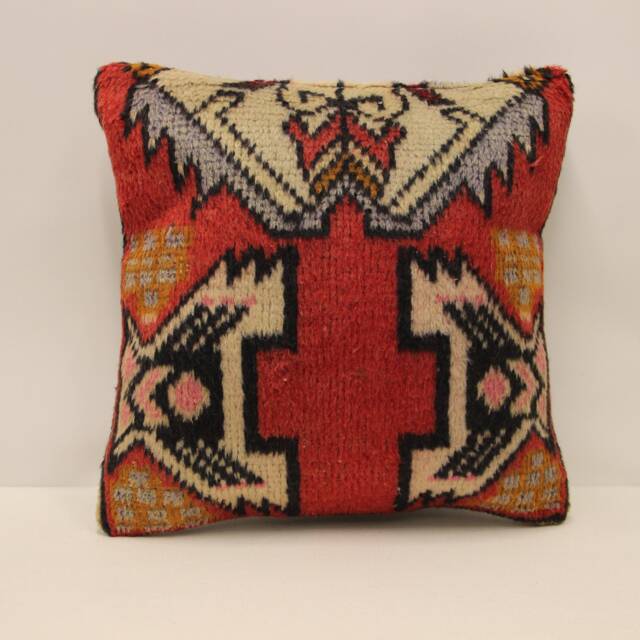 Rug Pillow Cover 16x16 in 40x40 cm Throw Pillows Decorative Boho Interior Design Home Decor Ethnic Pillowcover Rug Cushion 4Kf-648 - image 1
