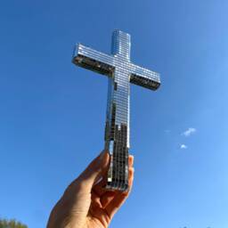 Disco Cross - Religious Christian Catholic Decor - thumbnail 4