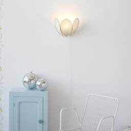 Sage & Gold Flower Wall Light - thumbnail 2
