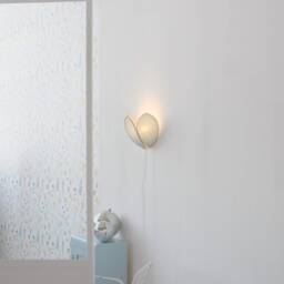 Sage & Gold Flower Wall Light - thumbnail 4