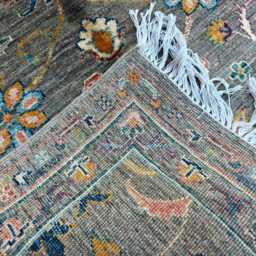 Handmade Wool Runner Rug Traditional Afghan Chobi Design, 8x2.6 Ft - thumbnail 4