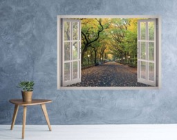 London Park View Window 3D Wall Decal Art Removable Wallpaper Mural Sticker Vinyl Home Decor - thumbnail 1