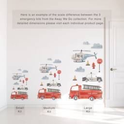 Emergency Kit - Small Fabric Wall Decal Away We Go Mej - thumbnail 3