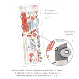 Emergency Kit - Small Fabric Wall Decal Away We Go Mej - thumbnail 4