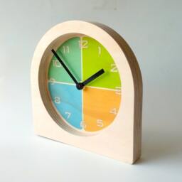Objectify Segment Quarters Desk Clock - thumbnail 2