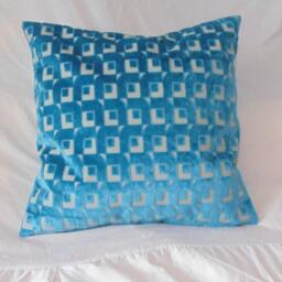 Designers Guild Fabric Pugin Turquoise Pillow/Cushion Covers - thumbnail 4