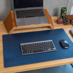 Milwaukee Full Grain Leather Desk Mat, Protective Table Pad, Made in Usa - thumbnail 4