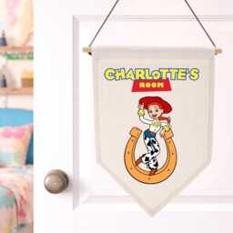 Personalised Toy Story Kids Bedroom Flag/Pennant - Custom Nursery Decor - thumbnail 3