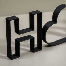 Home Decorative Letter Ornament With Love Heart Word Outline Decor - thumbnail 3