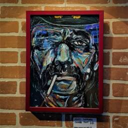 Lemmy Motorhead Art Print - Expressionist Rock N Roll Wall Decor - thumbnail 2