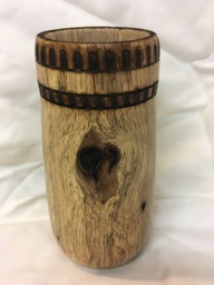 Hand-Turned Oak Bowl