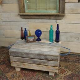 "Made With Ocean Driftwood Lobster Crate Coffee Table - 32""x21""x 16 To 19" - thumbnail 2