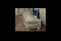 "Made With Ocean Driftwood Lobster Crate Coffee Table - 32""x21""x 16 To 19" - thumbnail 1