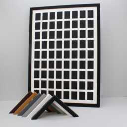 Instax Mini Multi Aperture Wooden Photo Frame. Holds Seventy-Two Instax Mini Sized Photos. 50x70cm. Shows Only - Not Border - thumbnail 3