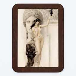 Allegory Of Sculpture Gustav Klimt Classic Painting Wooden Framed Art Print - thumbnail 2
