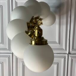 Terra Modern 7 Light 6In Globe Winding Bubble Sputnik Mid Century Industrial Chandelier - thumbnail 2