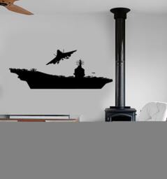 Wall Vinyl Decal Aircraft Navy Air Marine Military Mural Decor 1668Dz - thumbnail 1