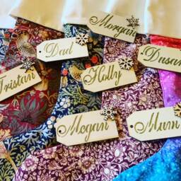 William Morris Golden Lily Christmas Stocking - thumbnail 3