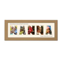 Nanna Photo Frame I Thank The Stars Or We Stars Word Name Special Gift Mother's Day 890 By Photos in A Word - thumbnail 3