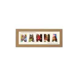 Nanna Photo Frame I Thank The Stars Or We Stars Word Name Special Gift Mother's Day 890 By Photos in A Word - thumbnail 1
