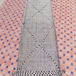 Runner Hanbel/Hallway Moroccan Rug Authentic Handmade Beni Ourain - thumbnail 3