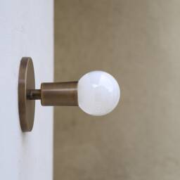 Brass Wall Sconce/Ceiling Flush Mount Light, Solid Ul Listed, No.0205 - thumbnail 3
