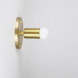 Brass Wall Sconce/Ceiling Flush Mount Light, Solid Ul Listed, No.0205 - thumbnail 2
