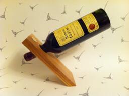 Holland & Solid Oak Magic Floating Bottle Holder