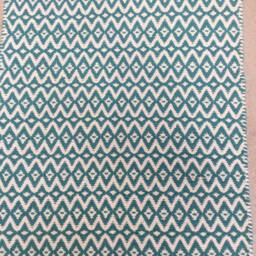 "Rag Rug /Beautiful Chindi Rug, Boho Chic Hippie Rugs, 44""x 26" - thumbnail 3