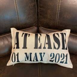 Personalized Military Retirement Pillow - thumbnail 4