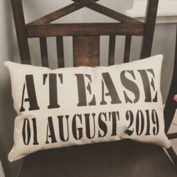 Personalized Military Retirement Pillow - thumbnail 2