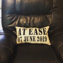 Personalized Military Retirement Pillow - thumbnail 3