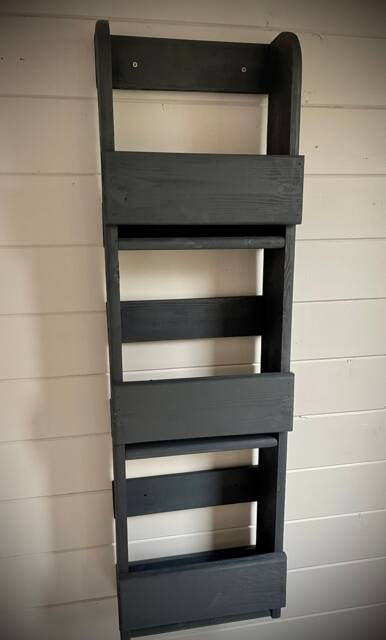 1M Vertical Shoe Organiser - Space Saving Urban Slate - image 1