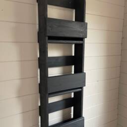 1M Vertical Shoe Organiser - Space Saving Urban Slate - thumbnail 2
