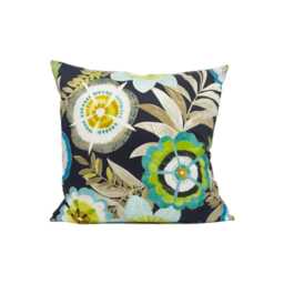 Harlequin - Komovi Saffron/Lagoon Citrus Joyful Modern Artsy Floral Cushion Cover Handmade Throw Pillow Designer Home D??cor - thumbnail 3