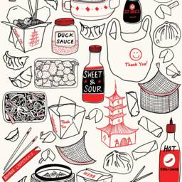 Thank You Enjoy Art Print - Digital Download Printable Artwork Kitchen Illustration House Warming - thumbnail 2