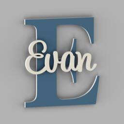 Personalized Name Sign For Nursery - Baby Kids Room Wall Art