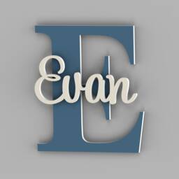 Personalized Name Sign For Nursery - Baby Kids Room Wall Art - thumbnail 2
