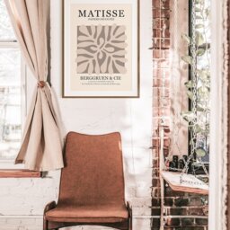 Matisse Berggruen & Cie Print - Inspired, The Cut Outs, Modern Wall Art, Beige Neutral, Henri Exhibition Stylish Home - thumbnail 2