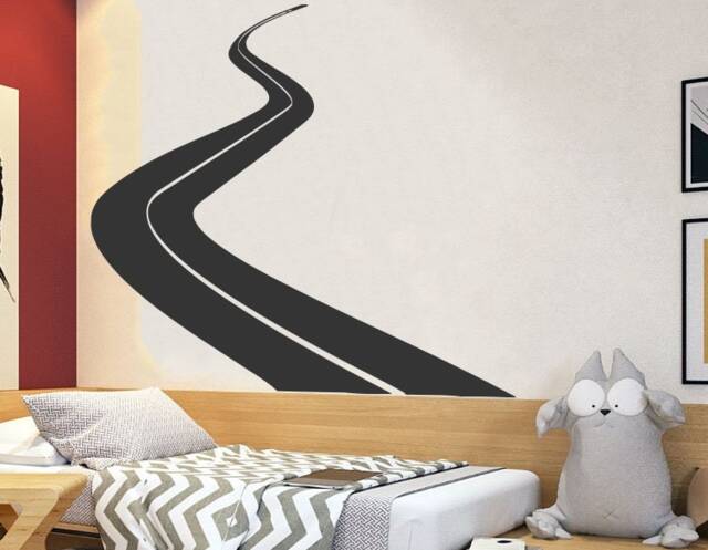 Tire Tracks Wall Decal Removable Vinyl Decor 4269 - image 1