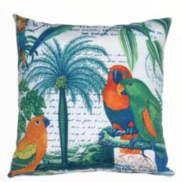 Outdoor Cushions, Cover Only, Tropical Cushions, Palm Leaf Any Size Pillow Cover, Green Black Cushions - thumbnail 4