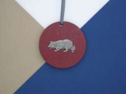 Border Collie Wooden Disk - Sheep Dog Christmas Ornament Tree Decoration Hanging Mum Gift