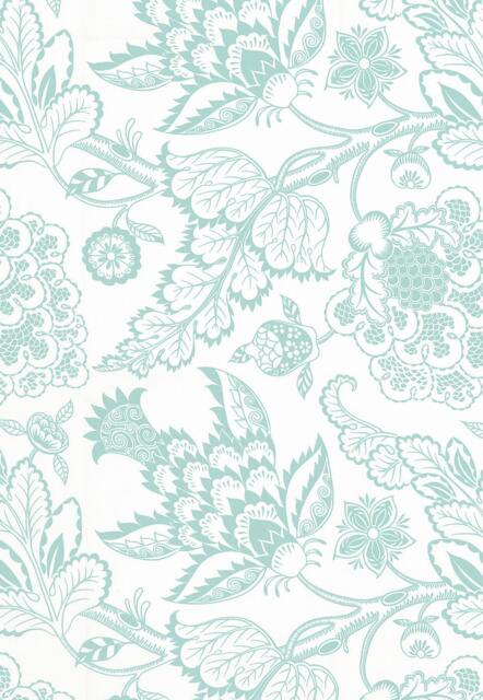 "Maracanda Vine in Aqua, By F. Schumacher 20""x20" - image 1