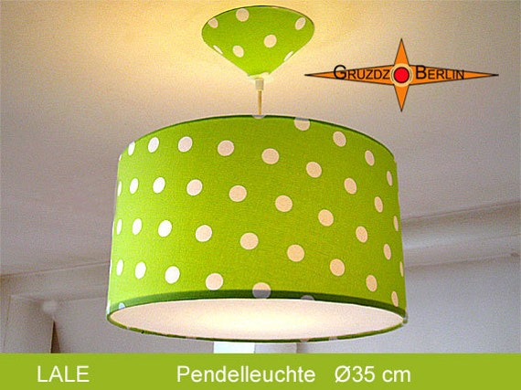 Lamp Light Green Lale ??35 cm Pendant Lamp With Diffuser Dots - image 1