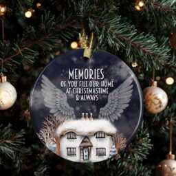 Personalised Christmas Decoration - Memory Heaven Bauble Custom Gift Stocking Filler Eve Box